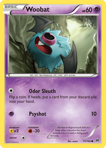 Woobat BREAKthrough Pokemon Card