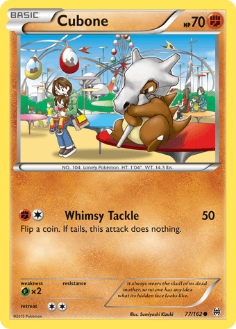 Cubone BREAKthrough Pokemon Card