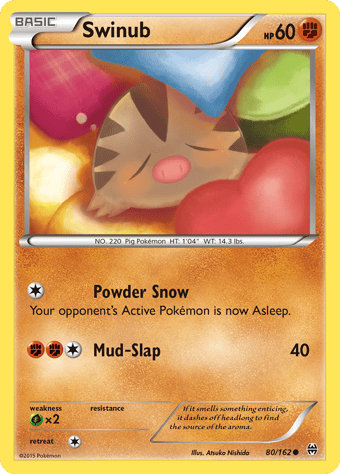 Swinub BREAKthrough Pokemon Card