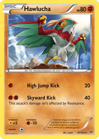 Hawlucha BREAKthrough Pokemon Card