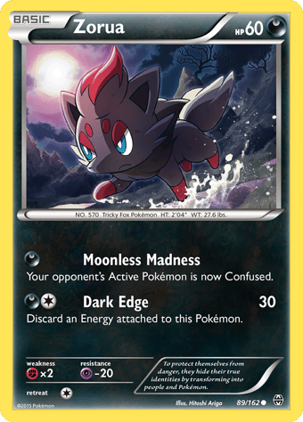 Zorua BREAKthrough Pokemon Card