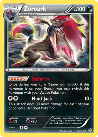 Zoroark BREAKthrough Pokemon Card