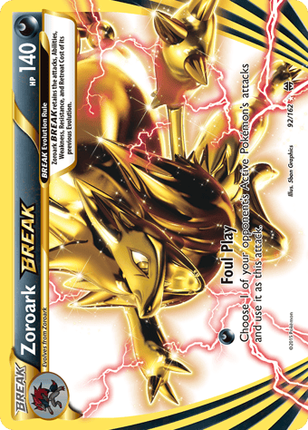 Zoroark BREAK BREAKthrough Pokemon Card