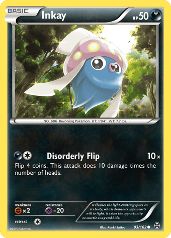 Inkay BREAKthrough Pokemon Card