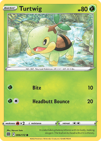 Turtwig Brilliant Stars Pokemon Card