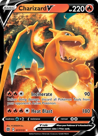 Charizard V Brilliant Stars Pokemon Card