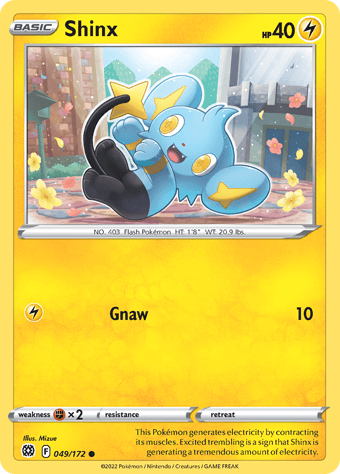 Shinx Brilliant Stars Pokemon Card