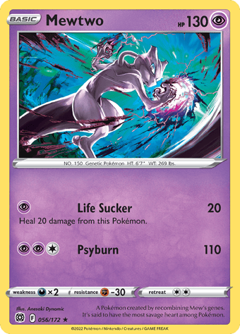 Mewtwo Brilliant Stars Pokemon Card