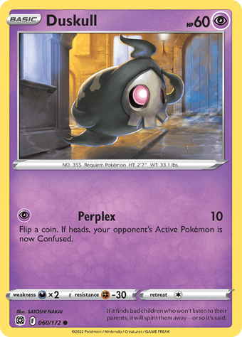 Duskull Brilliant Stars Pokemon Card