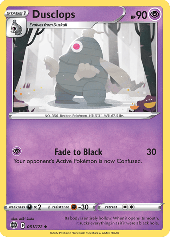 Dusclops Brilliant Stars Pokemon Card