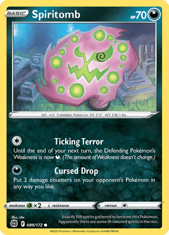 Spiritomb Brilliant Stars Pokemon Card