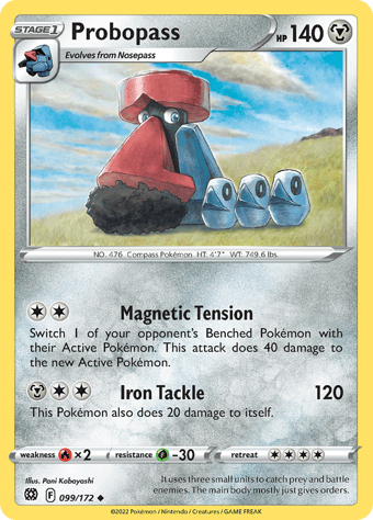 Probopass Brilliant Stars Pokemon Card