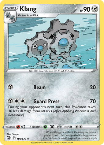 Klang Brilliant Stars Pokemon Card