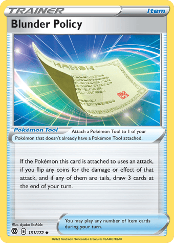 Blunder Policy Brilliant Stars Pokemon Card