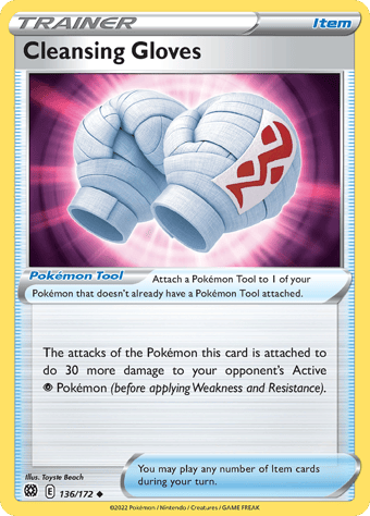 Cleansing Gloves Brilliant Stars Pokemon Card
