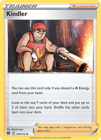 Kindler Brilliant Stars Pokemon Card