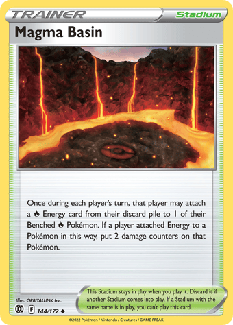 Magma Basin Brilliant Stars Pokemon Card