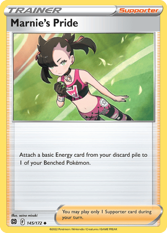 Marnie's Pride Brilliant Stars Pokemon Card