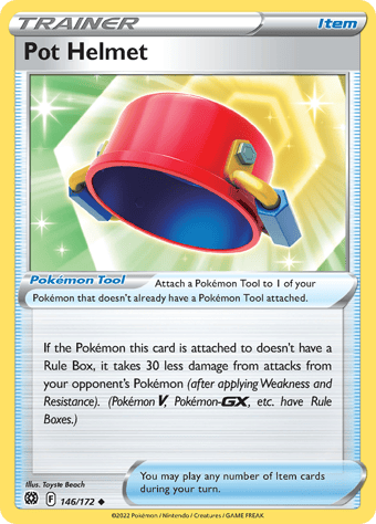 Pot Helmet Brilliant Stars Pokemon Card