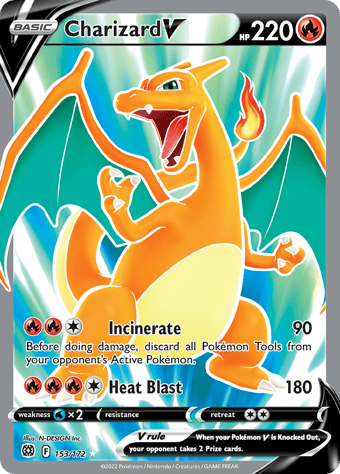 Charizard V Brilliant Stars Pokemon Card