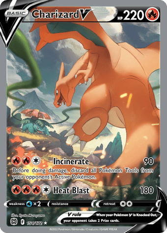 Charizard V Brilliant Stars Pokemon Card