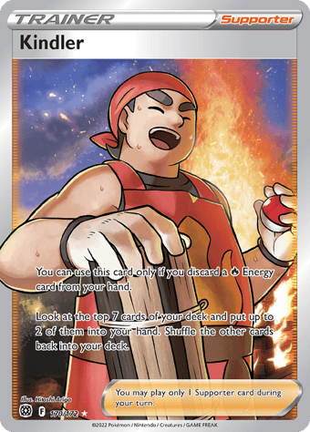 Kindler Brilliant Stars Pokemon Card