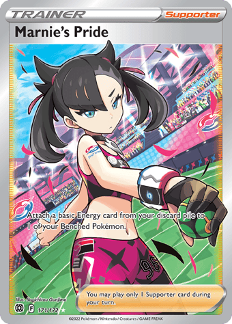 Marnie's Pride Brilliant Stars Pokemon Card