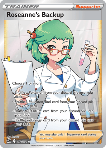 Roseanne's Backup Brilliant Stars Pokemon Card