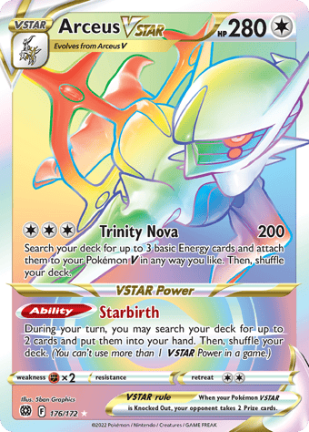 Arceus VSTAR Brilliant Stars Pokemon Card