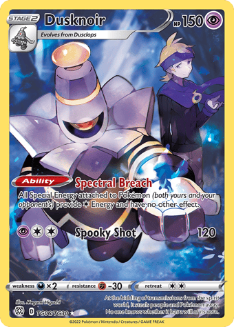 Dusknoir Brilliant Stars Pokemon Card
