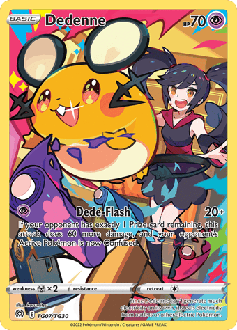 Dedenne Brilliant Stars Pokemon Card