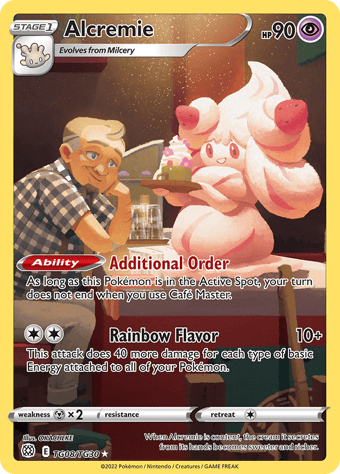 Alcremie Brilliant Stars Pokemon Card