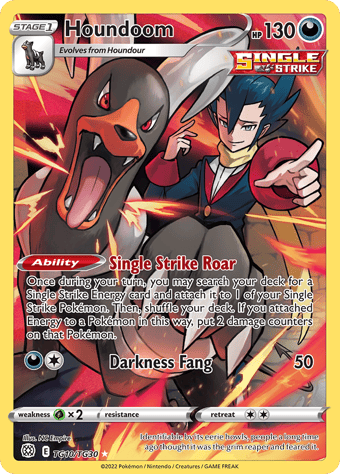 Houndoom Brilliant Stars Pokemon Card