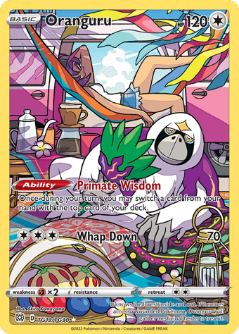 Oranguru Brilliant Stars Pokemon Card