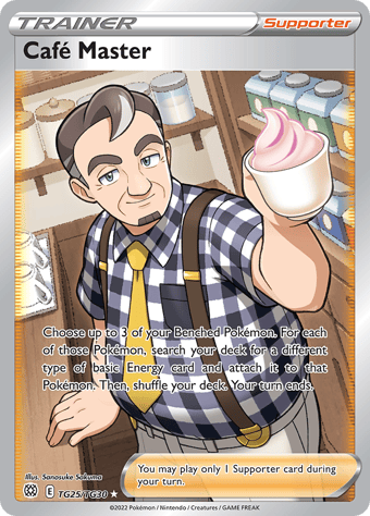Cafe Master Brilliant Stars Pokemon Card
