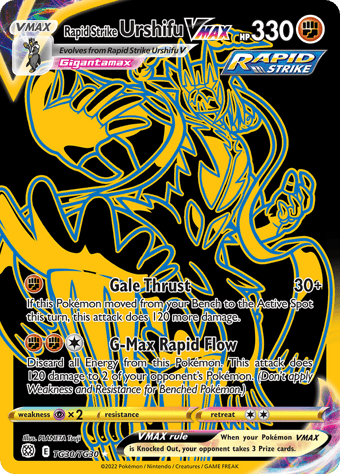 Rapid Strike Urshifu VMAX Brilliant Stars Pokemon Card