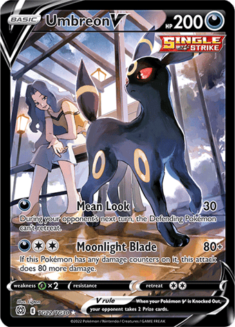 Umbreon V Brilliant Stars Pokemon Card