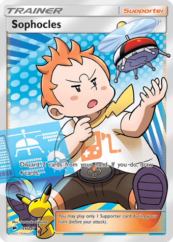 Sophocles Burning Shadows Pokemon Card