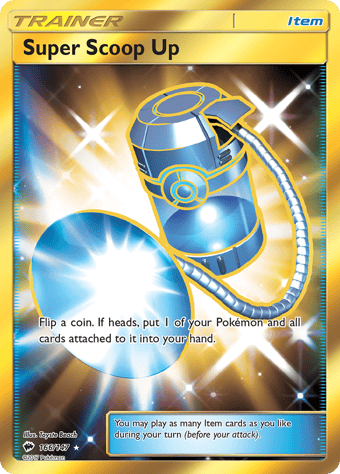Super Scoop Up Burning Shadows Pokemon Card