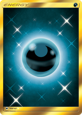 Darkness Energy Burning Shadows Pokemon Card