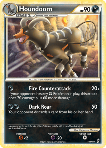 Houndoom Call of Legends Pokemon Card