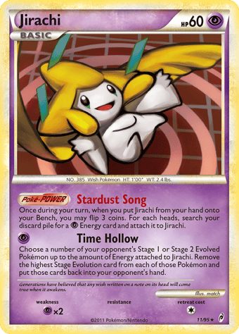 Jirachi Call of Legends Pokemon Card