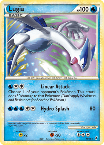 Lugia Call of Legends Pokemon Card