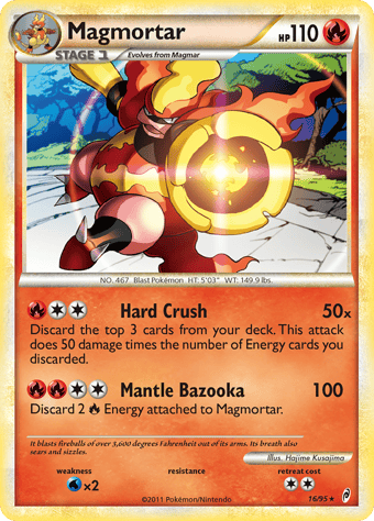 Magmortar Call of Legends Pokemon Card