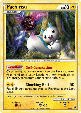 Pachirisu Call of Legends Pokemon Card