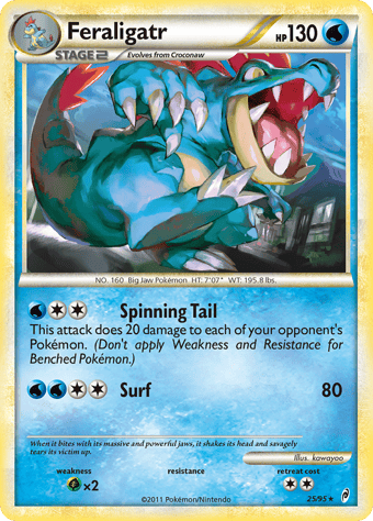 Feraligatr Call of Legends Pokemon Card