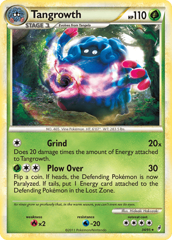 Tangrowth Call of Legends Pokemon Card