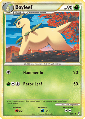 Bayleef Call of Legends Pokemon Card