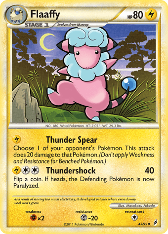 Flaaffy Call of Legends Pokemon Card