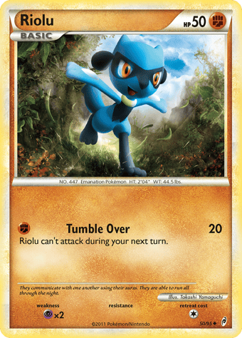 Riolu Call of Legends Pokemon Card